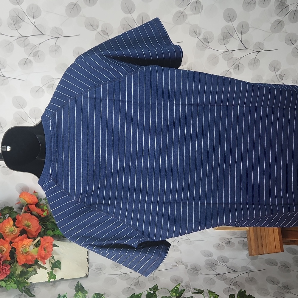 GoodThreads Striped Henley Tee - Picture 6 of 9